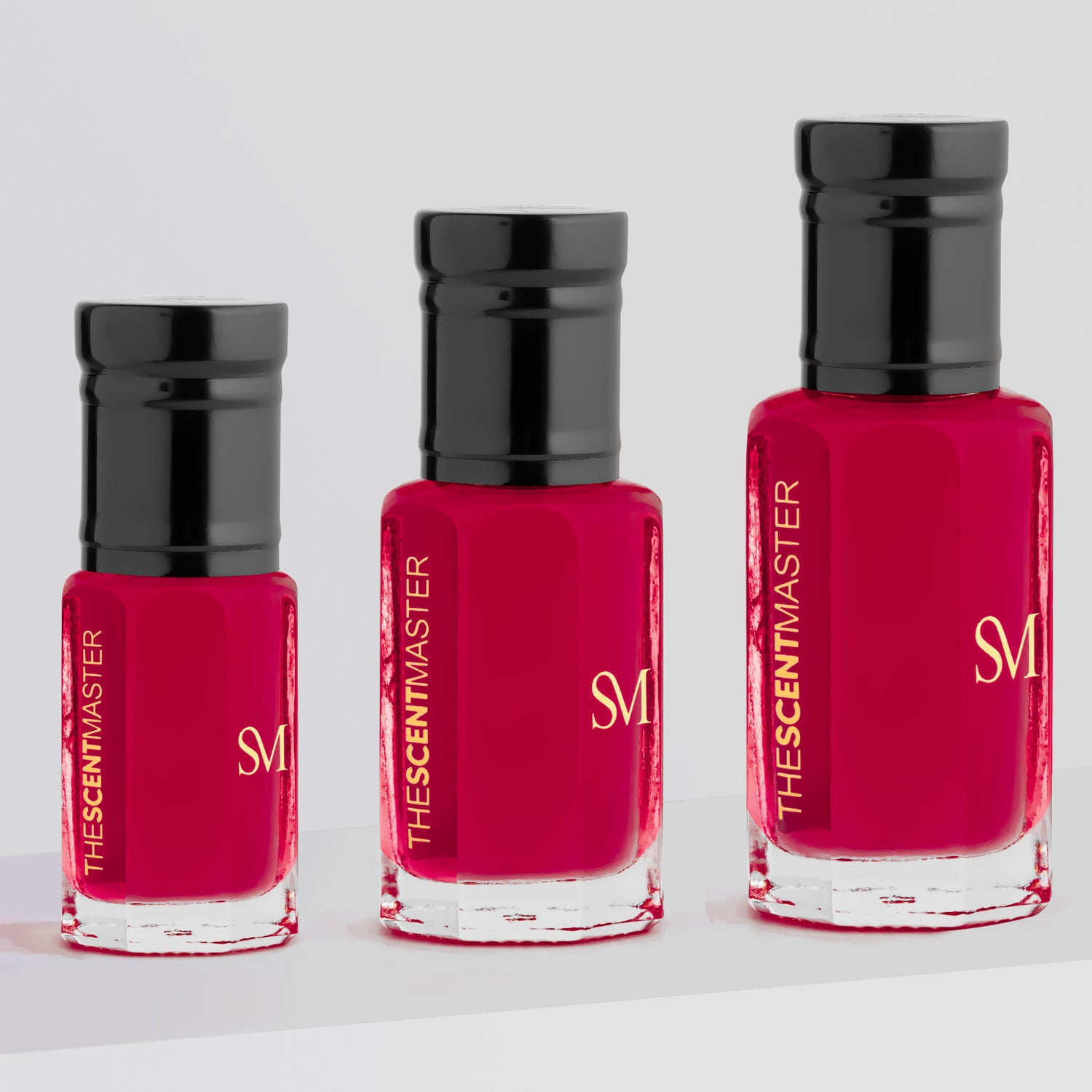 Musk Tahara Rumaan all three sizes of fragrance oil